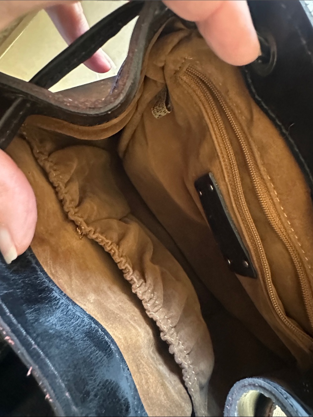 Patricia Nash Dark Brown Leather Backpack - Picture 3 of 4